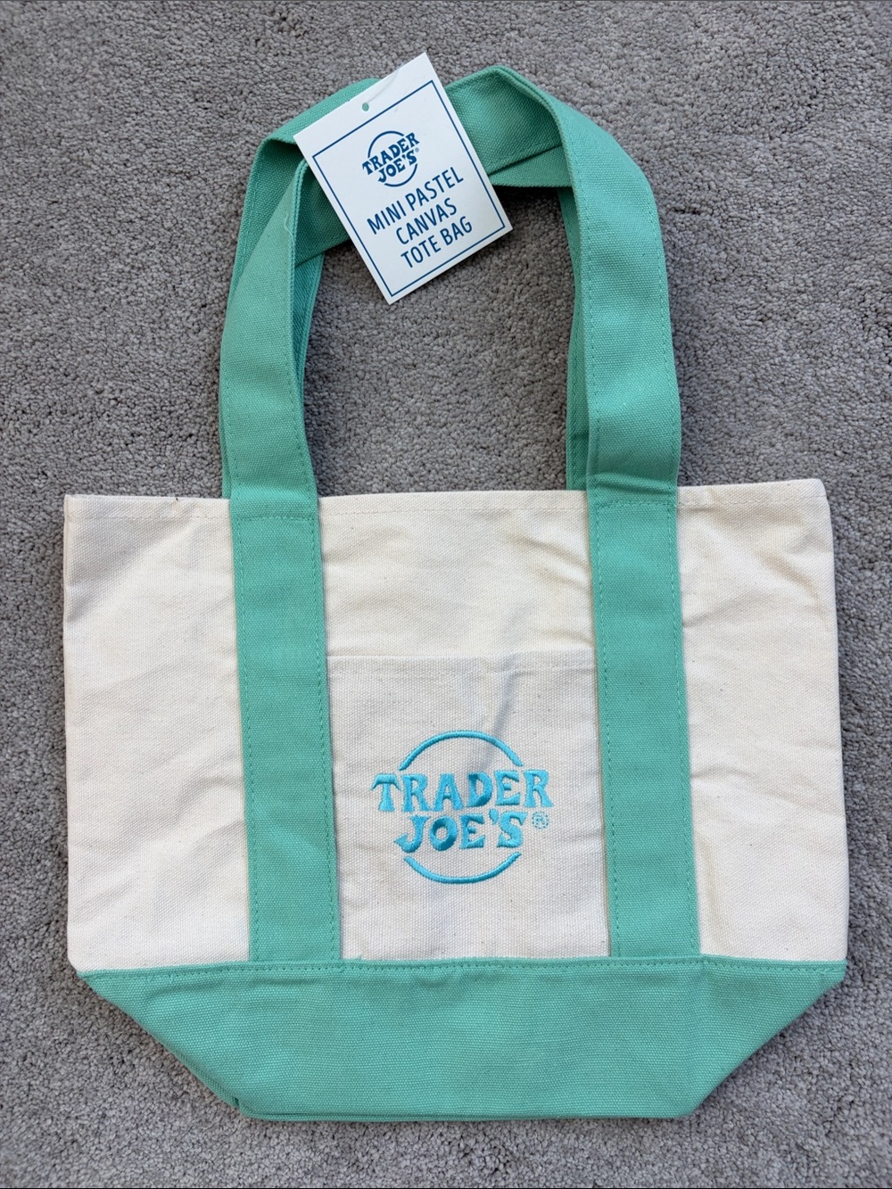 Trader Joe’s Mini Canvas Tote Bag